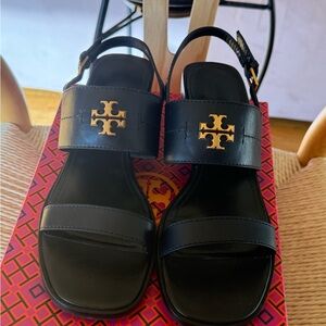 Tory Burch Leather Slingback Sandals (Like New)